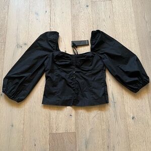 NWT Pinko Cropped Blouse